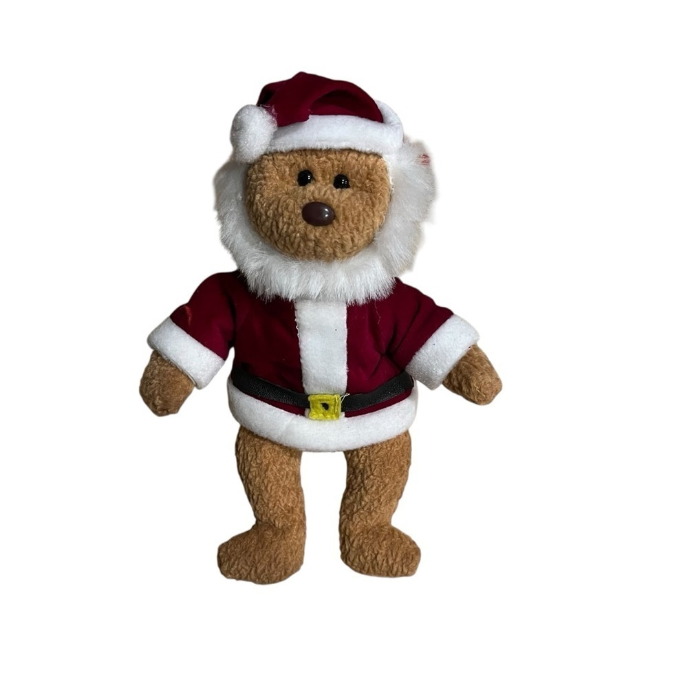 Vintage 1996 Ty beanie baby curly Santa bear Christmas